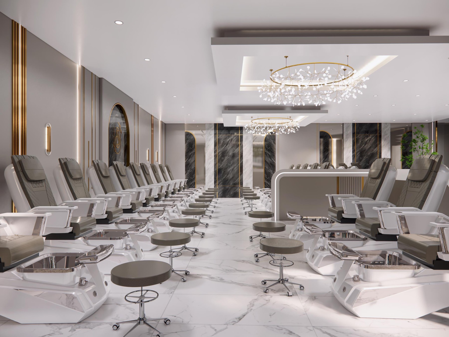 Bayside Elevated Pedicure Lounge Suite